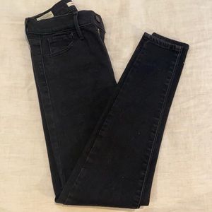 Levi’s 720 super skinny black jeans